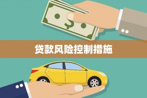 崖州贷款风险控制措施