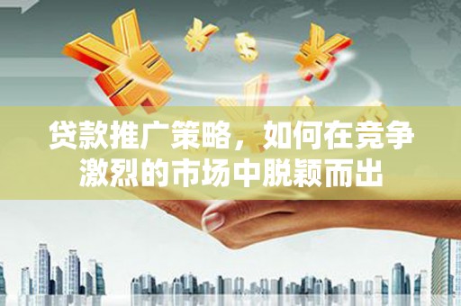 崖州贷款推广策略，如何在竞争激烈的市场中脱颖而出