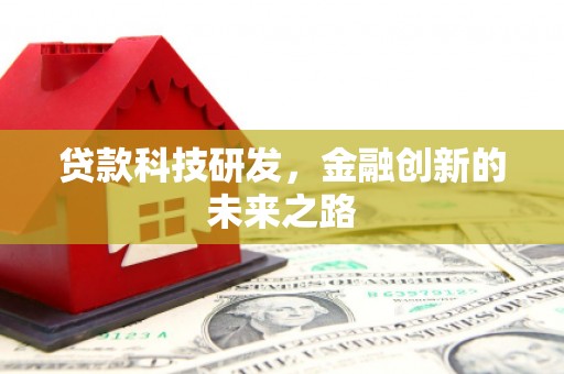 崖州贷款科技研发，金融创新的未来之路