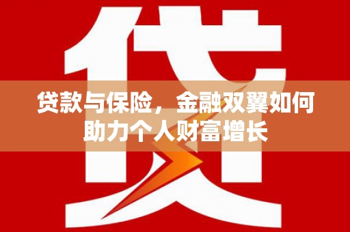 崖州贷款与保险，金融双翼如何助力个人财富增长