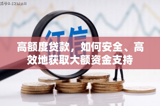 崖州高额度贷款，如何安全、高效地获取大额资金支持