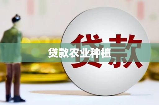 崖州贷款农业种植