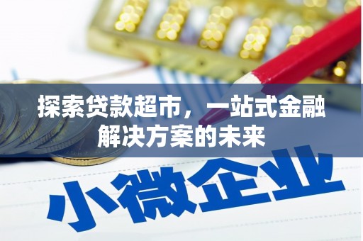 崖州探索贷款超市，一站式金融解决方案的未来