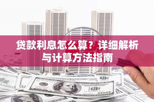 崖州贷款利息怎么算？详细解析与计算方法指南