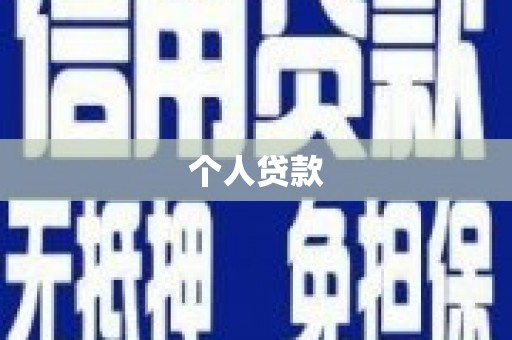 崖州个人贷款