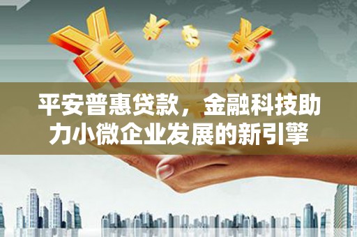 崖州平安普惠贷款，金融科技助力小微企业发展的新引擎