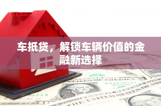 崖州车抵贷，解锁车辆价值的金融新选择