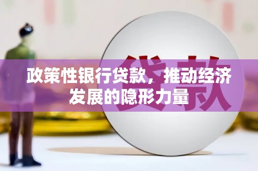 崖州政策性银行贷款，推动经济发展的隐形力量