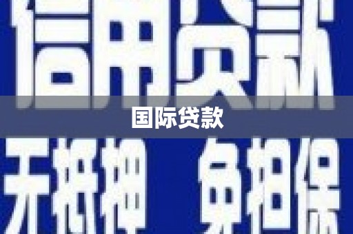 崖州国际贷款
