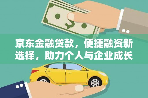 崖州京东金融贷款，便捷融资新选择，助力个人与企业成长