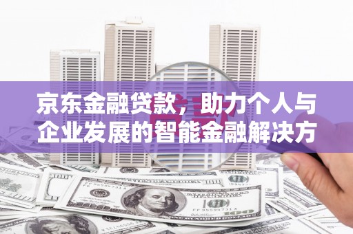 崖州京东金融贷款，助力个人与企业发展的智能金融解决方案