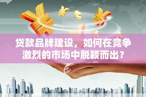崖州贷款品牌建设，如何在竞争激烈的市场中脱颖而出？