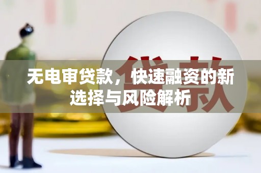 崖州无电审贷款，快速融资的新选择与风险解析