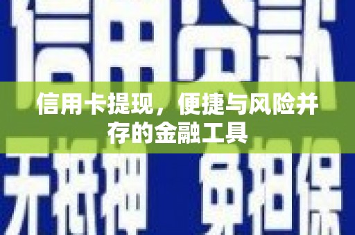 崖州信用卡提现，便捷与风险并存的金融工具