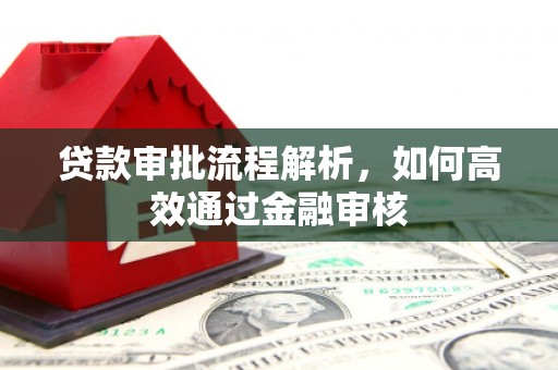 崖州贷款审批流程解析，如何高效通过金融审核