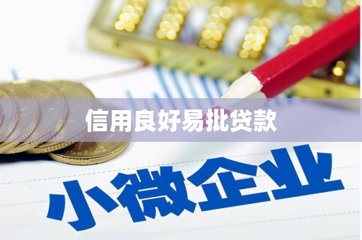 崖州信用良好易批贷款