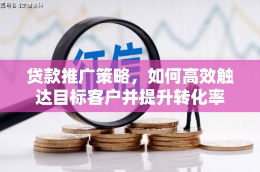 崖州贷款推广策略，如何高效触达目标客户并提升转化率