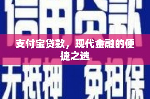 崖州支付宝贷款，现代金融的便捷之选
