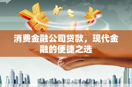 崖州消费金融公司贷款，现代金融的便捷之选