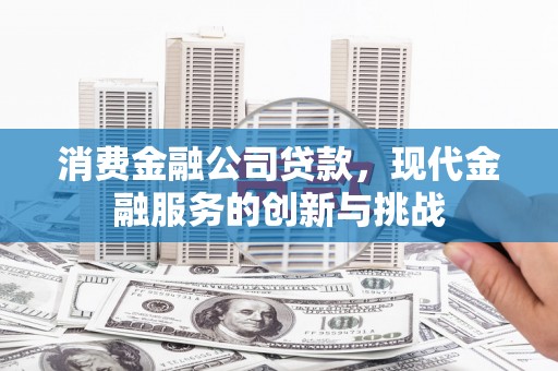 崖州消费金融公司贷款，现代金融服务的创新与挑战