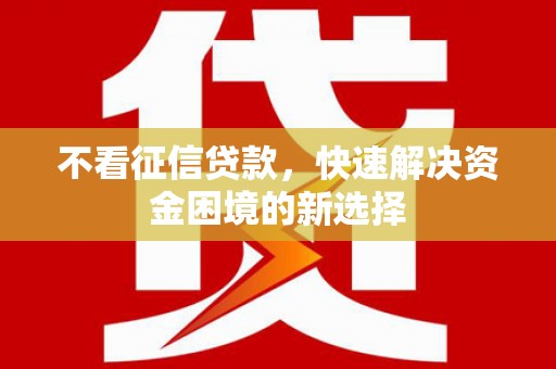 崖州不看征信贷款，快速解决资金困境的新选择