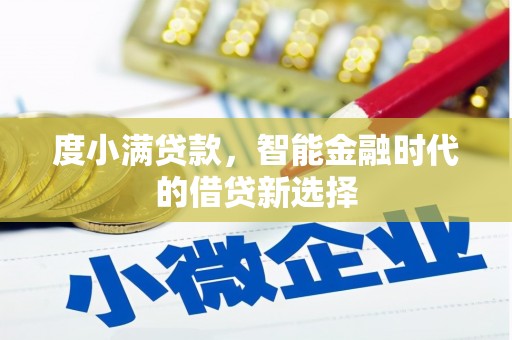崖州度小满贷款，智能金融时代的借贷新选择