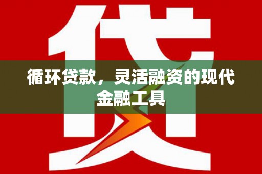 崖州循环贷款，灵活融资的现代金融工具