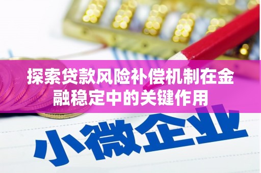 崖州探索贷款风险补偿机制在金融稳定中的关键作用