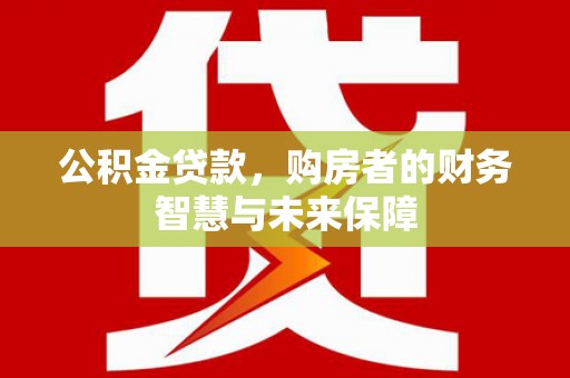 崖州公积金贷款，购房者的财务智慧与未来保障