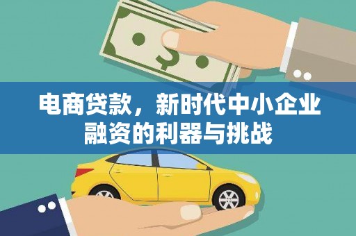 崖州电商贷款，新时代中小企业融资的利器与挑战