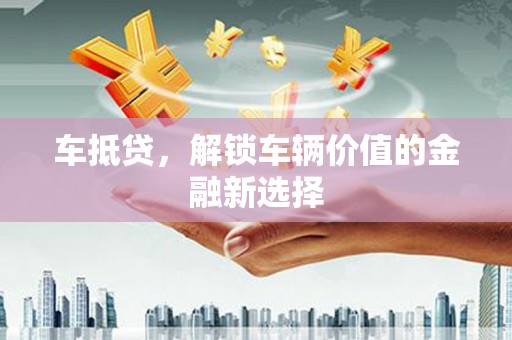 崖州车抵贷，解锁车辆价值的金融新选择