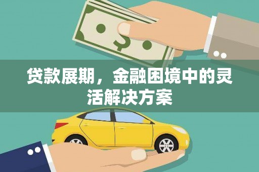 崖州贷款展期，金融困境中的灵活解决方案