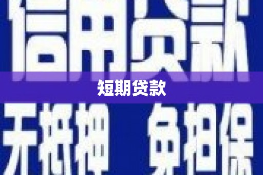 崖州短期贷款