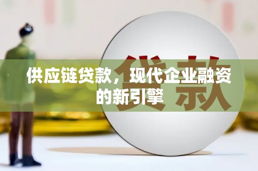 崖州供应链贷款，现代企业融资的新引擎