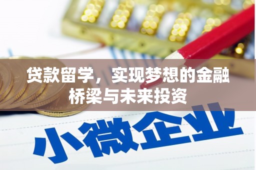 崖州贷款留学，实现梦想的金融桥梁与未来投资