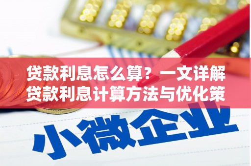 崖州贷款利息怎么算？一文详解贷款利息计算方法与优化策略