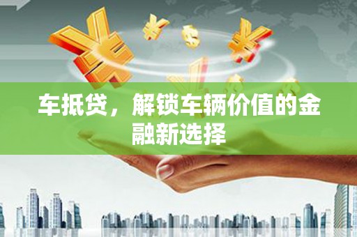 崖州车抵贷，解锁车辆价值的金融新选择