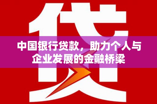 崖州中国银行贷款，助力个人与企业发展的金融桥梁