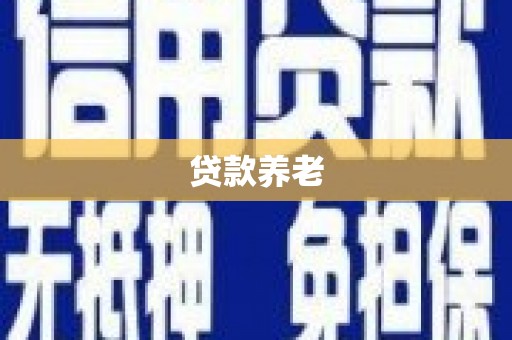 崖州贷款养老