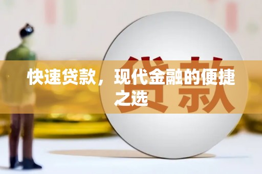 崖州快速贷款，现代金融的便捷之选