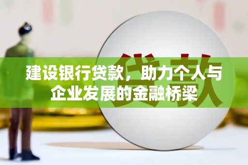 崖州建设银行贷款，助力个人与企业发展的金融桥梁