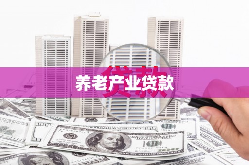 崖州养老产业贷款