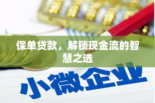 崖州保单贷款，解锁现金流的智慧之选