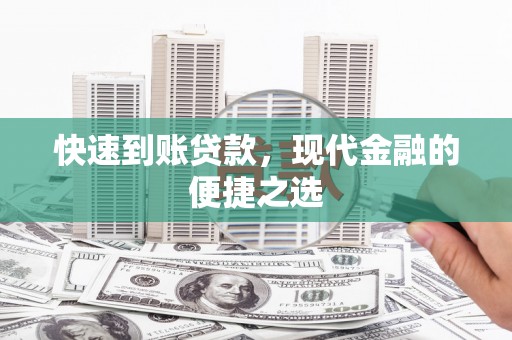 崖州快速到账贷款，现代金融的便捷之选