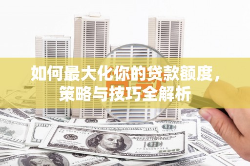 崖州如何最大化你的贷款额度，策略与技巧全解析