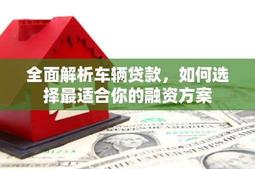崖州全面解析车辆贷款，如何选择最适合你的融资方案