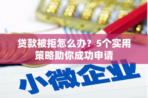 崖州贷款被拒怎么办？5个实用策略助你成功申请
