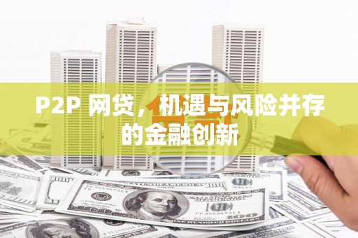 崖州P2P 网贷，机遇与风险并存的金融创新