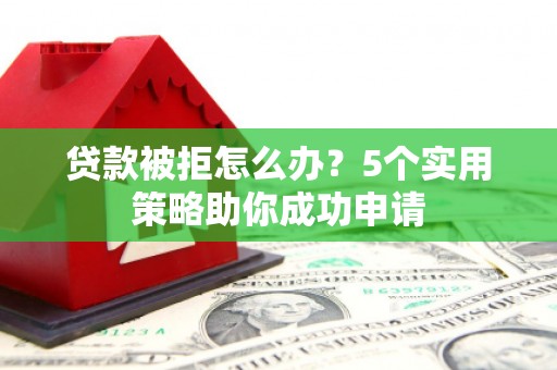 崖州贷款被拒怎么办？5个实用策略助你成功申请