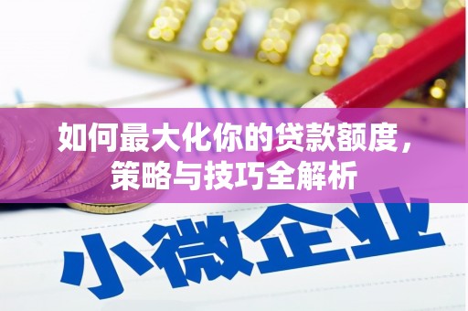 崖州如何最大化你的贷款额度，策略与技巧全解析